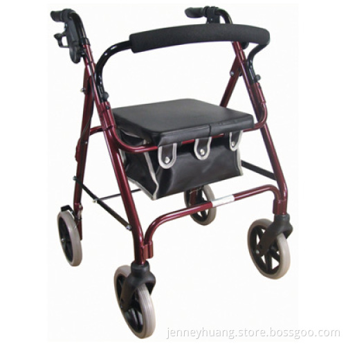 Lightweight Rollator - Burgundy